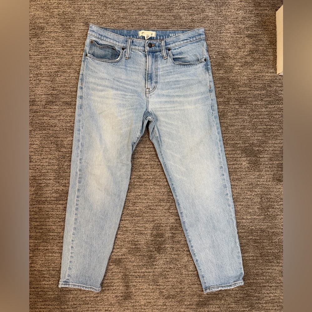 Madewell Relaxed Taper 31x30 Light Blue